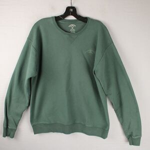 Emma Chamberlain Crewneck Sweatshirt Sweater Size Medium Coffee Green Casual